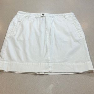 White skirt size 12 converse NWOT